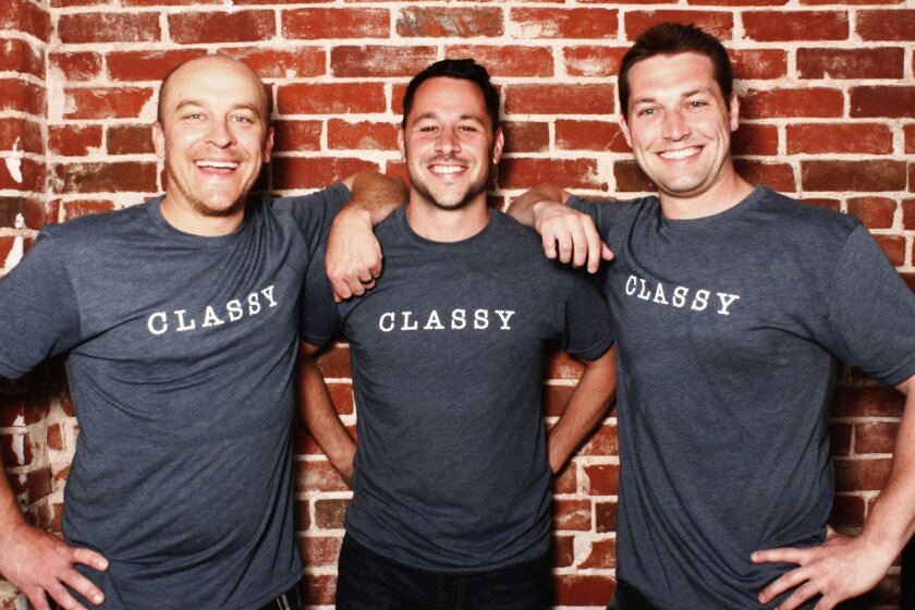 Classy co-founders Marshall Peden, Scot Chisholm and Pat Walsh.