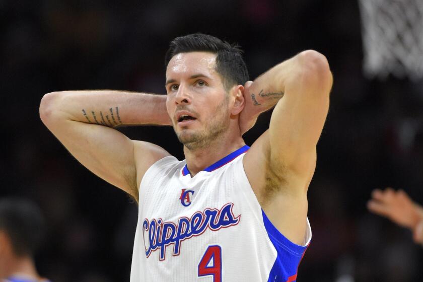 J.J. Redick is questionable to return to action Thursday for the Clippers.