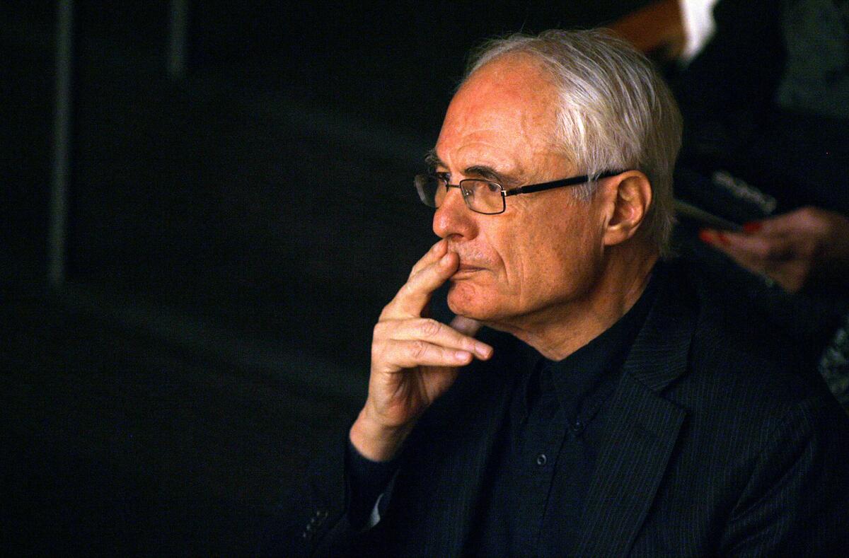 Armenian composer Tigran Mansurian in 2003. His "Four Serious Songs" was on the chamber orchestra's program.