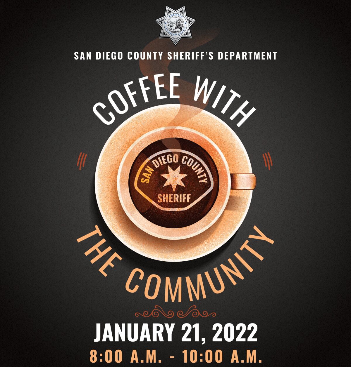 Sheriff coffee flyer