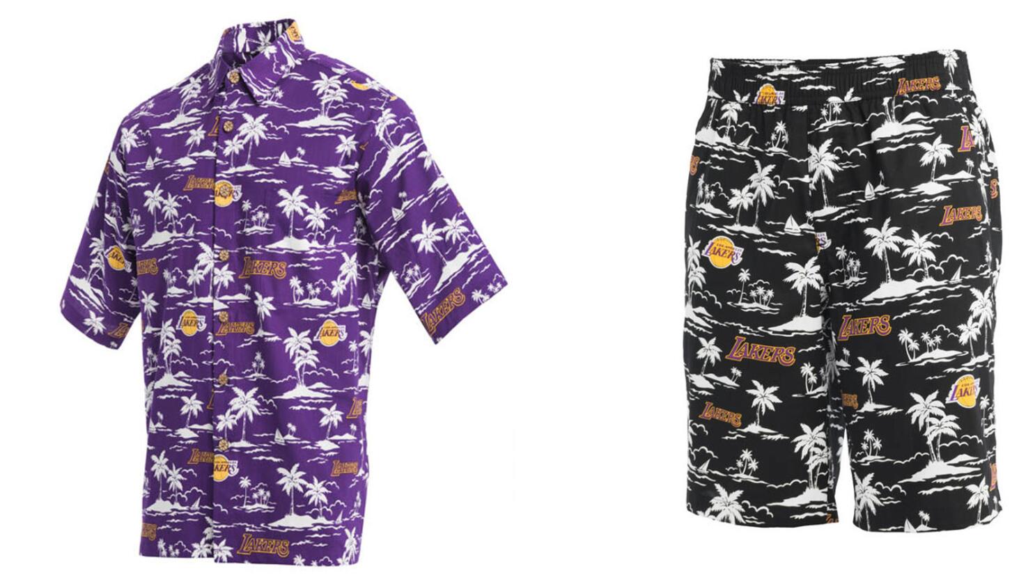 NBA LA LAKERS FLORAL GRAPHIC OVERSIZED T-SHIRT 'PURPLE