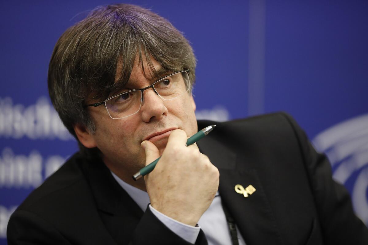 Catalan leader Carles Puigdemont