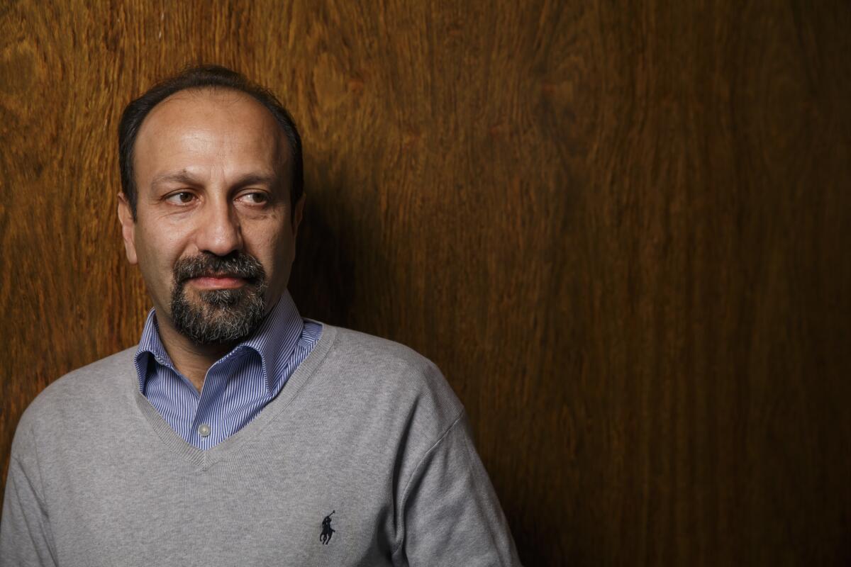 Iranian filmmaker Asghar Farhadi in Los Angeles in early 2017.
