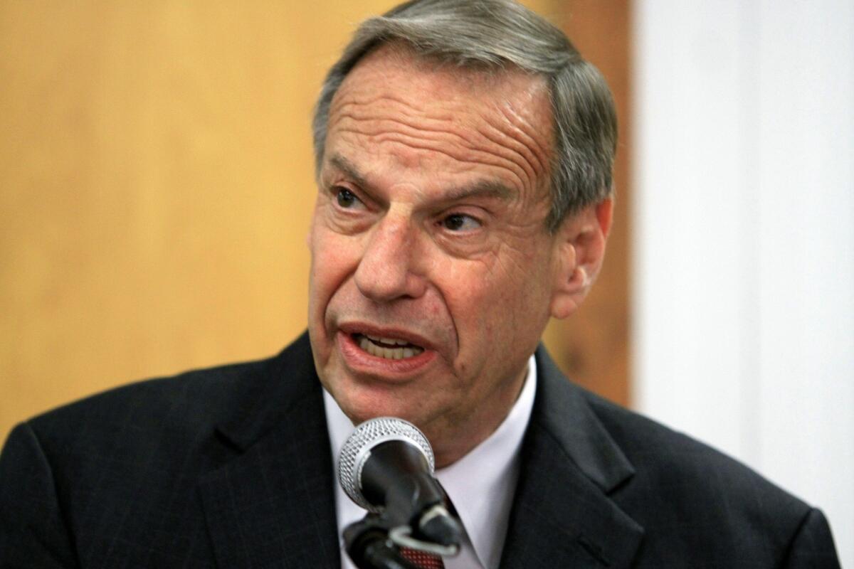 Mayor Bob Filner of San Diego speaks at a news conference announcing his intention to seek professional help for sexual harassment issues.