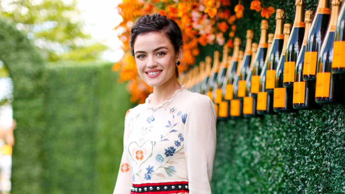 Lucy Hale attends the Veuve Cliquot Polo Classic in Jersey City, N.J., on June 3, 2017. (X Prutting / BFA / REX / Shutterstock)