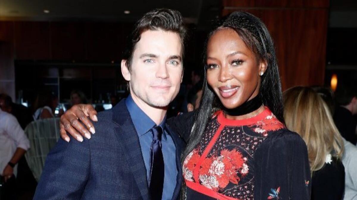 Actor Matt Bomer and model Naomi Campbell are among the guests to attend the Gold Meets Golden event.