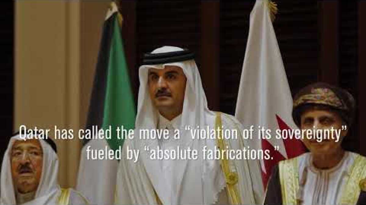 Arab nations cut ties to Qatar, deepening rift in Persian ...
