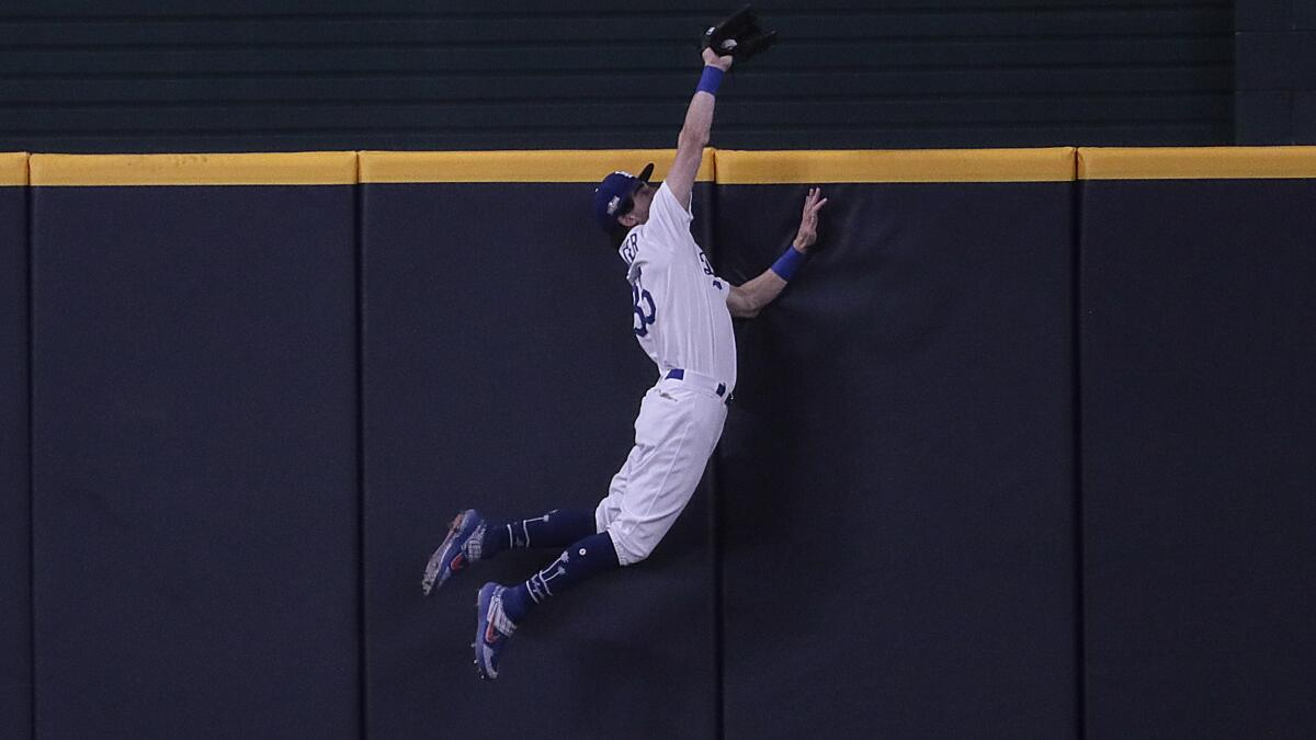 GIF: Wil Myers thinks he made an awesome catch, but he didn't