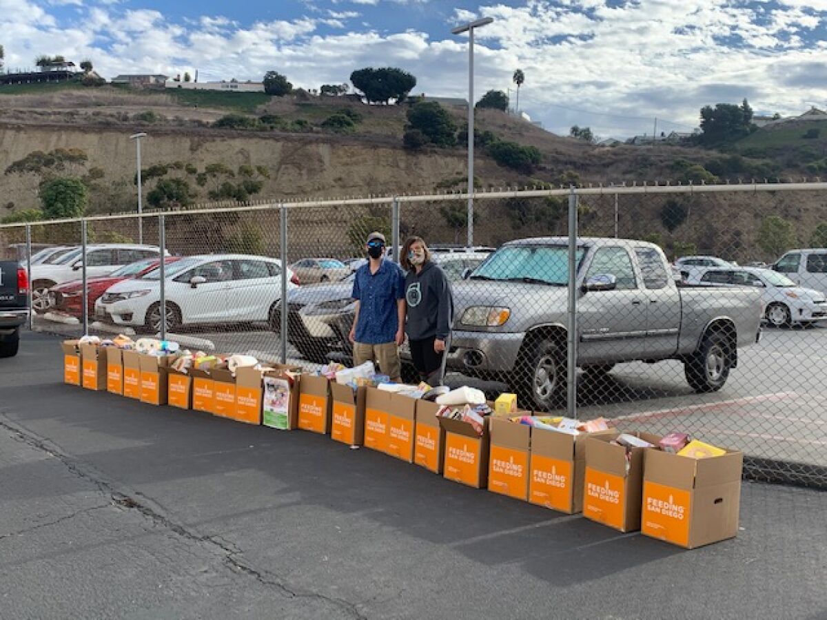 The Heart to Hands Food Drive raised 4,618 pounds of food this year.