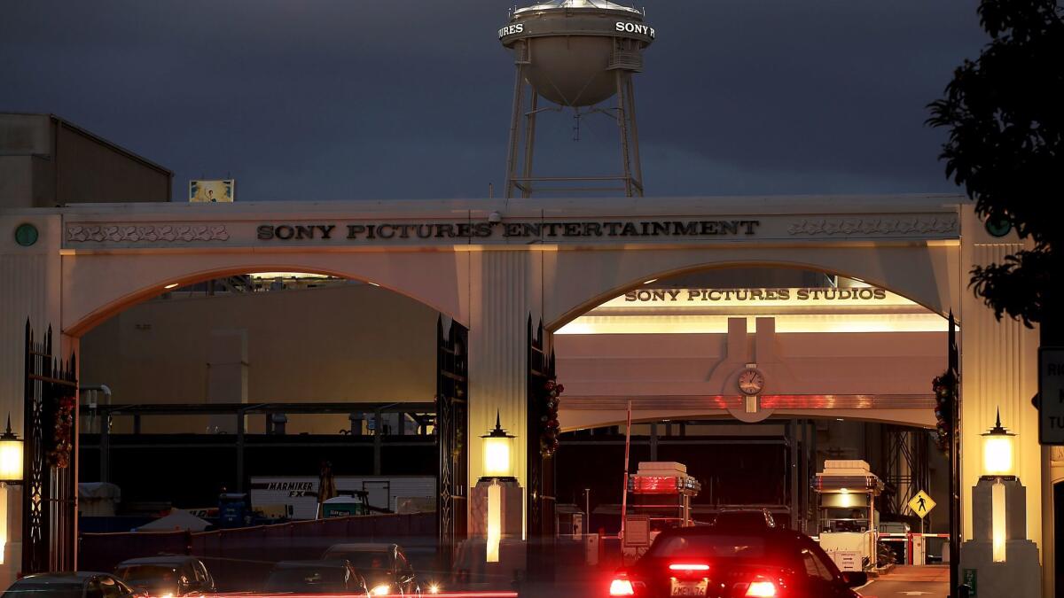Sony Pictures Studios in Culver City is shown.