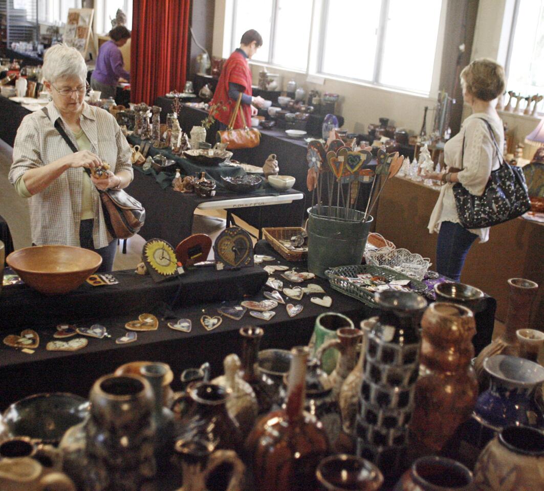 Ceramics sale at La Canada Flintridge Community Center