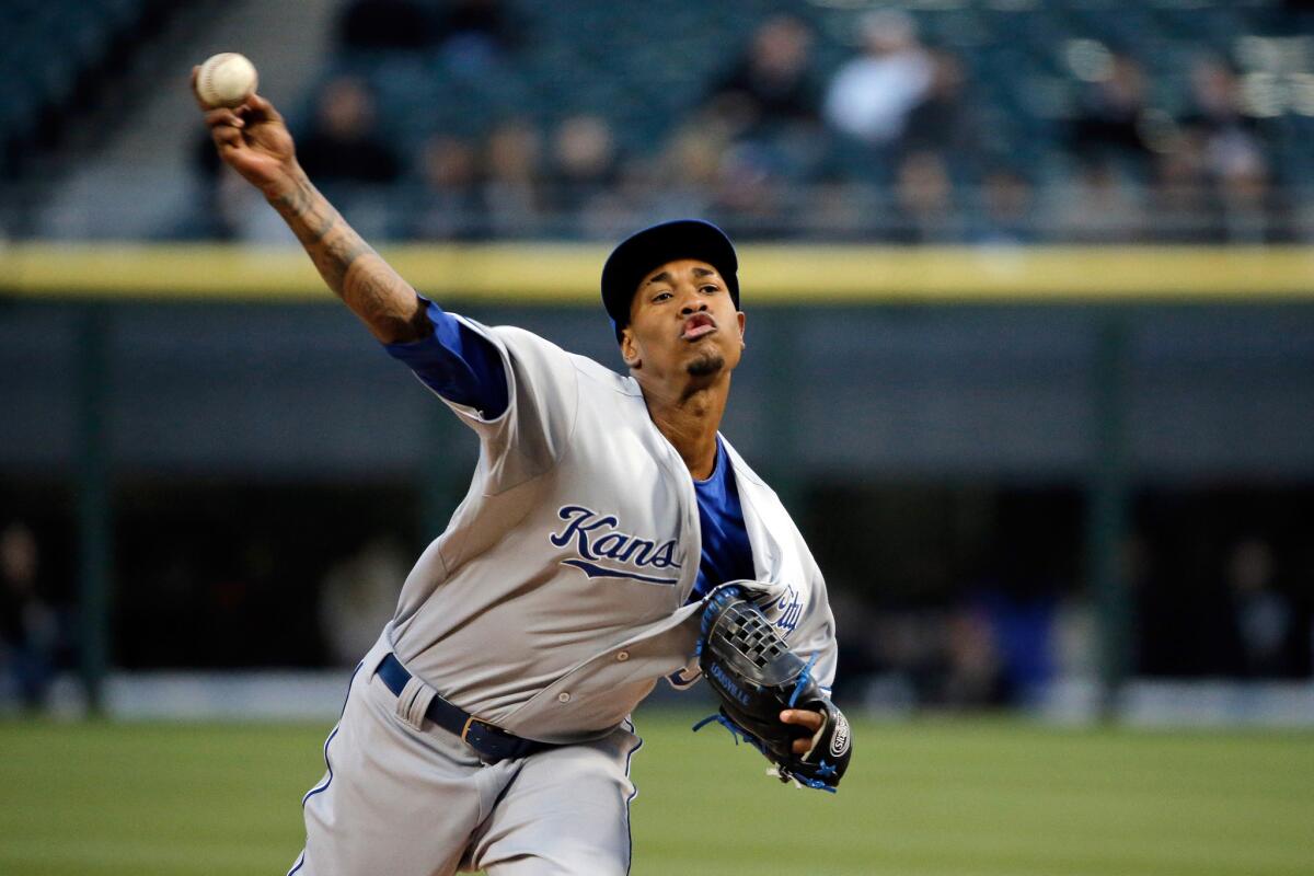 Kansas City's Yordano Ventura pitches against the Chicago White Sox on Thursday.