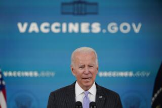 FILE - President Joe Biden talks about the newly approved COVID-19 vaccine for children ages 5-11 from the South Court Auditorium on the White House complex in Washington, Nov. 3, 2021. Biden’s team views the pandemic as the root cause of both the nation’s malaise and his own political woes. It sees getting more people vaccinated and finally controlling COVID-19 as the key to reviving the country and Biden’s own standing. But the coronavirus has proved to be a vexing challenge for the White House. (AP Photo/Susan Walsh, File)