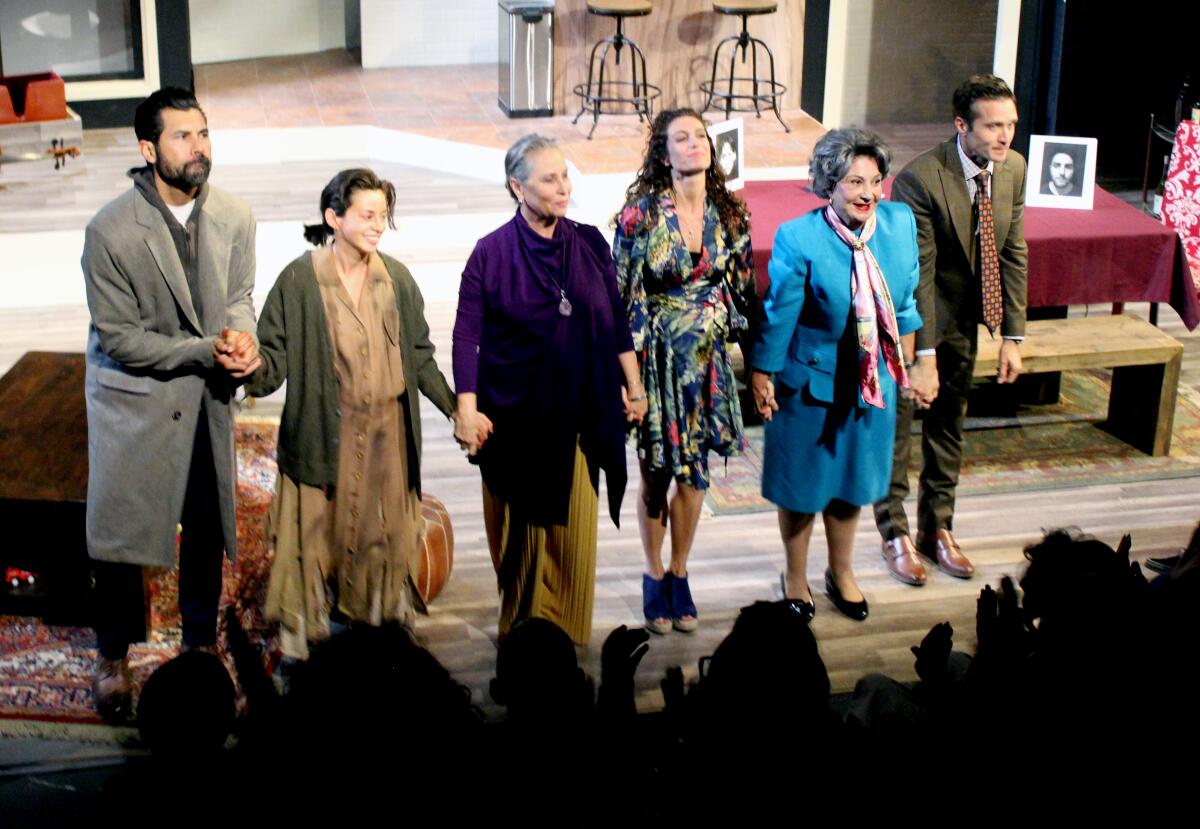 Taking their bow are cast members of "The Abuelas" at the Antaeus Theatre Company in Glendale.