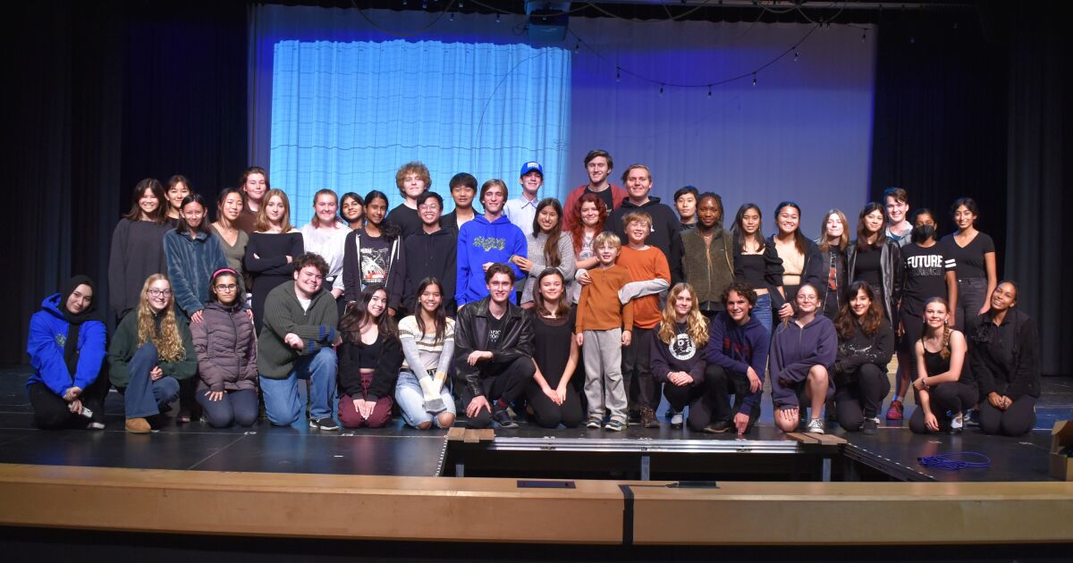 The cast and crew of Del Norte High's production of “Big Fish - School Edition” at the 4S Ranch campus.