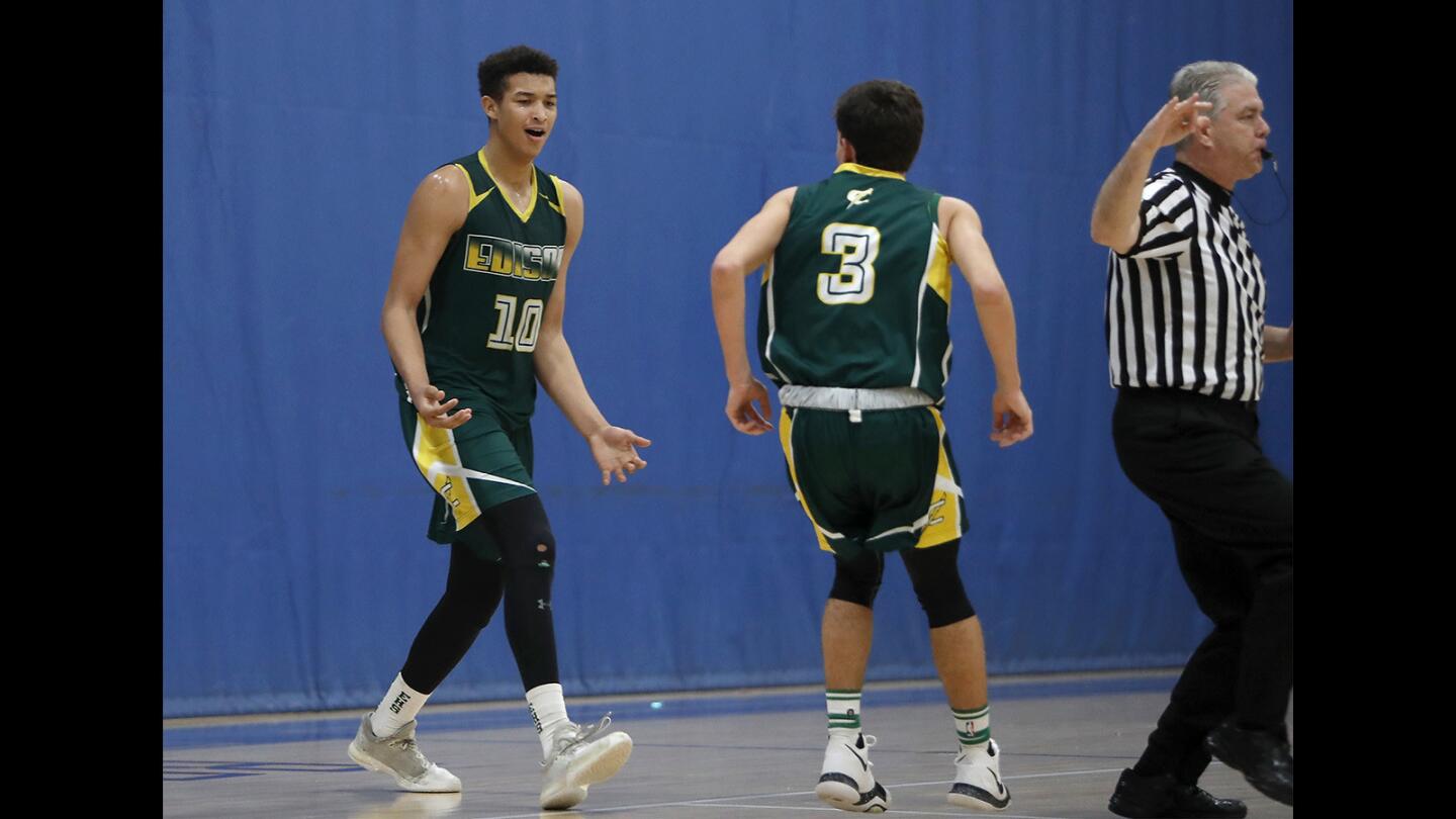 Edison vs. Fountain Valley boys basketball