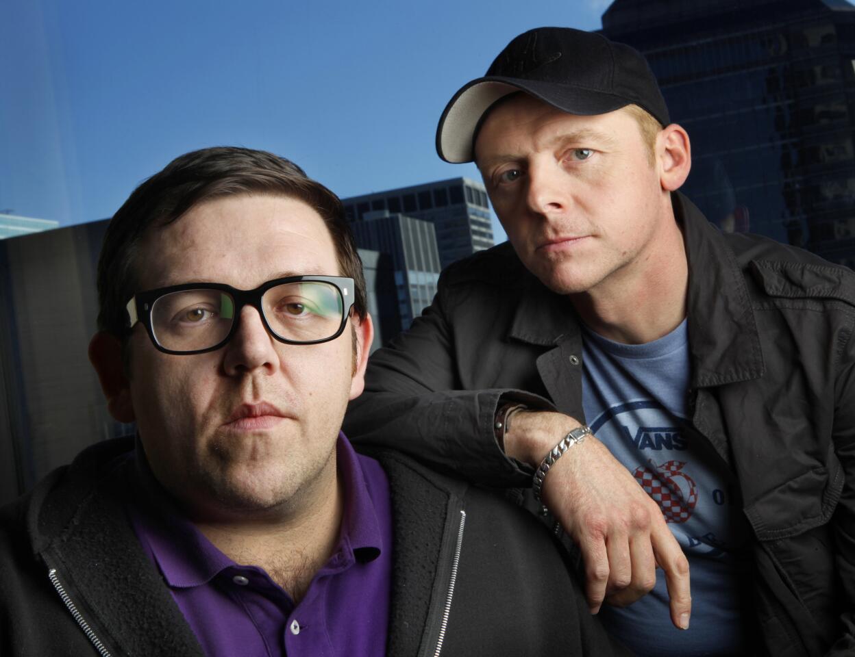 Nick Frost and Simon Pegg
