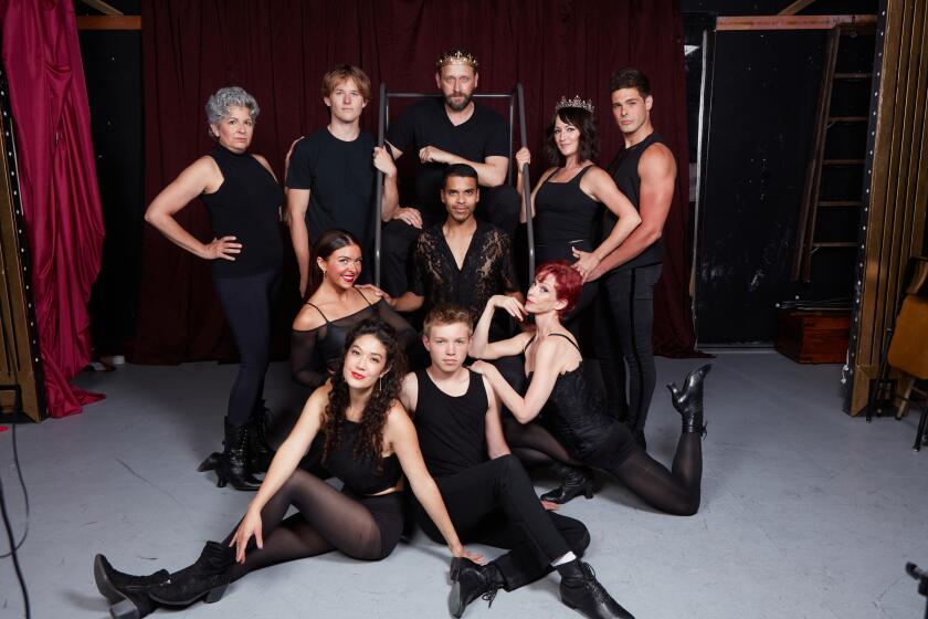The cast of North Coast Repertory Theatre's production of "Pippin."