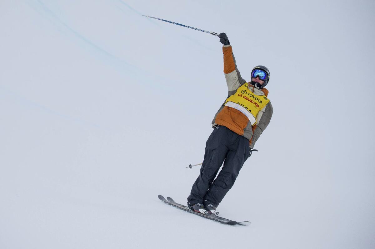 David Wise of the U.S. will compete in the men's freestyle skiing halfpipe final today.