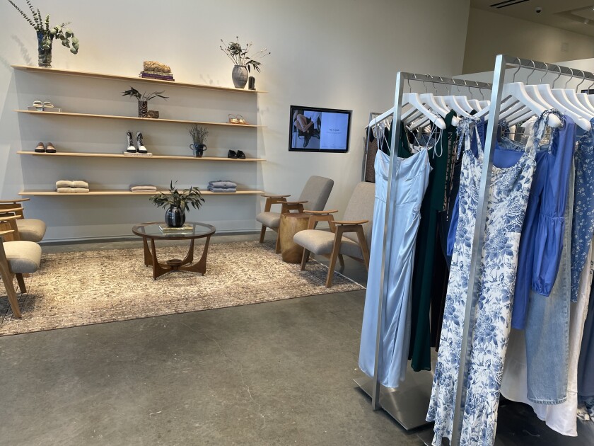 Reformation store showroom at Westfield UTC.