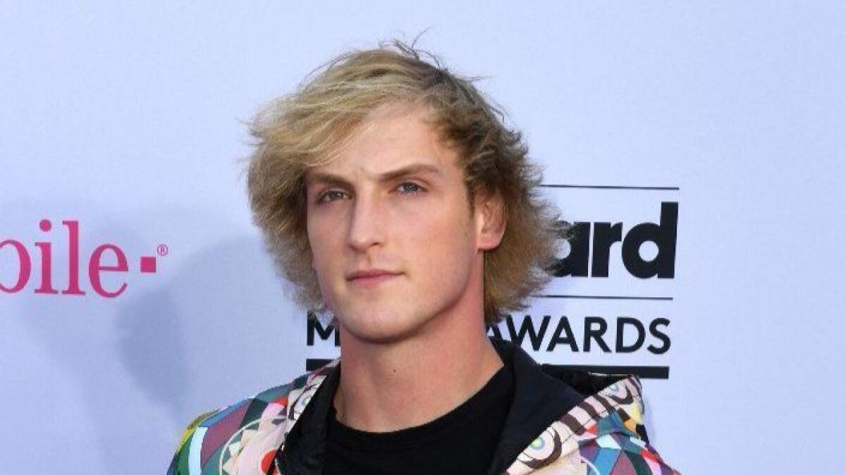 Logan Paul arrives at the 2017 Billboard Music Awards in Las Vegas, Nevada, on May 21. The YouTube celebrity apologized Tuesday for a video he posted on YouTube.