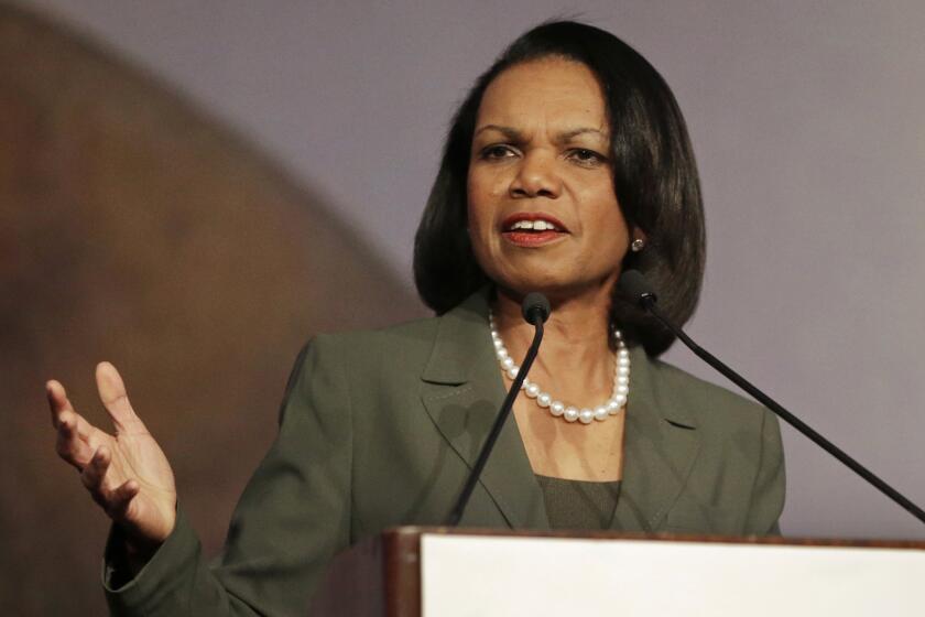 Former Secretary of State Condoleezza Rice: Will her withdrawal from the Rutgers commencement leave an unfillable void?