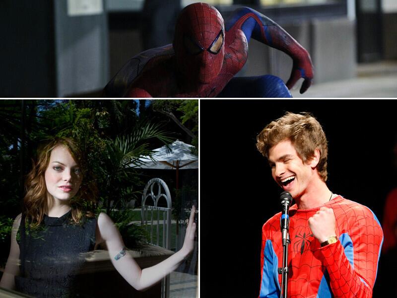 For the premiere of Columbia Picture's "The Amazing Spider-Man," actors Emma Stone and Andrew Garfield toured the world to promote the film. Click through the gallery to see where they went.