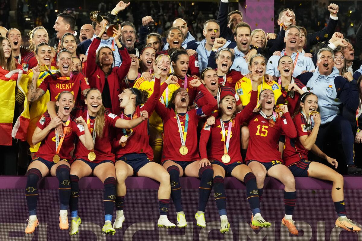 Camiseta de España de fútbol femenino: ¡Campeonas del mundo!