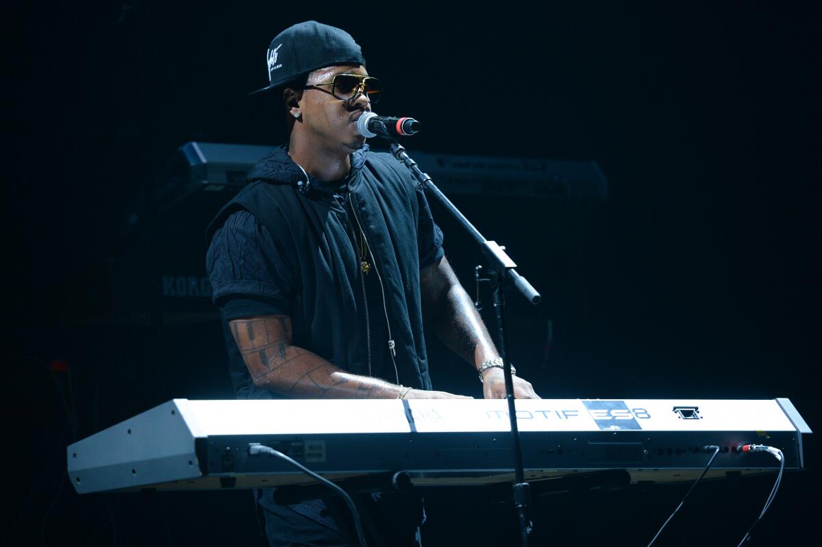 Singer Jeremih performs.