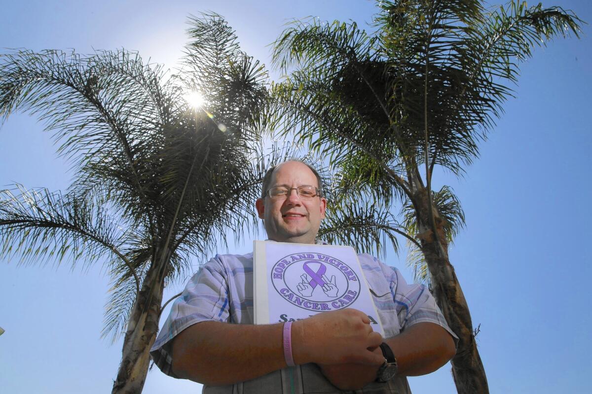 Brian Tieber, 47, a former facilities manager from San Diego, is in remission after battling advanced stage cancer. When he was diagnosed in 2012, the tight budget that he and his wife managed got much tougher.