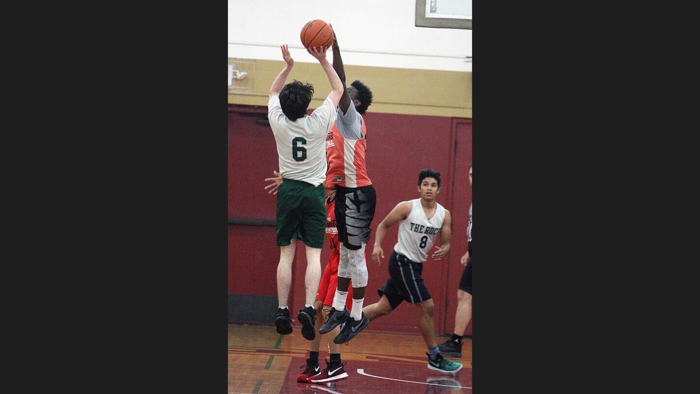 Photo Gallery: Summer league basketball in Glendale College Shootout between Burroughs and Eagle Rock