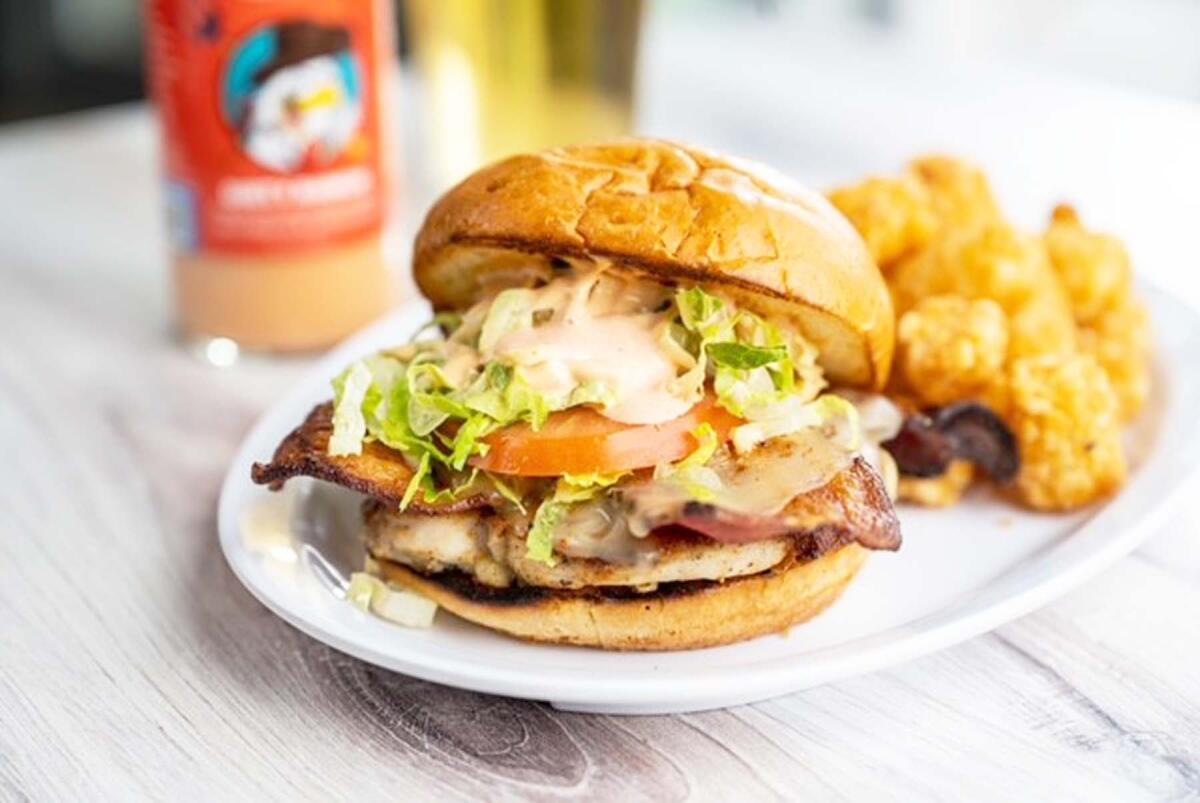 A chicken sandwich at Dirty Birds Bar and Grill.