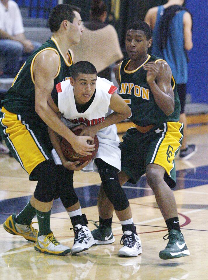 Bell-Jeff v. Canyon non-league boys basketball Burbank Tournament