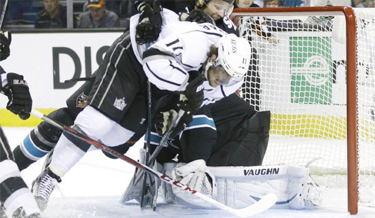 Anze Kopitar led the Kings with eight goals and 20 points during L.A.'s Stanley Cup run, but this year he's only scored one goal and has five points.