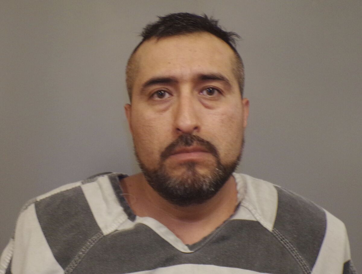This booking photo released by the Tallapoosa County Sheriff's Department shows José Paulino Pascual-Reyes at the jail in Dadeville, Ala., on Monday, Aug. 1, 2022. The man is charged with kidnapping in the alleged abduction of a 12-year-old who was held captive for a week and capital murder in the deaths of two people found dead in the mobile home where she was kept, authorities said. (Tallapoosa County Sheriff's Department via AP)