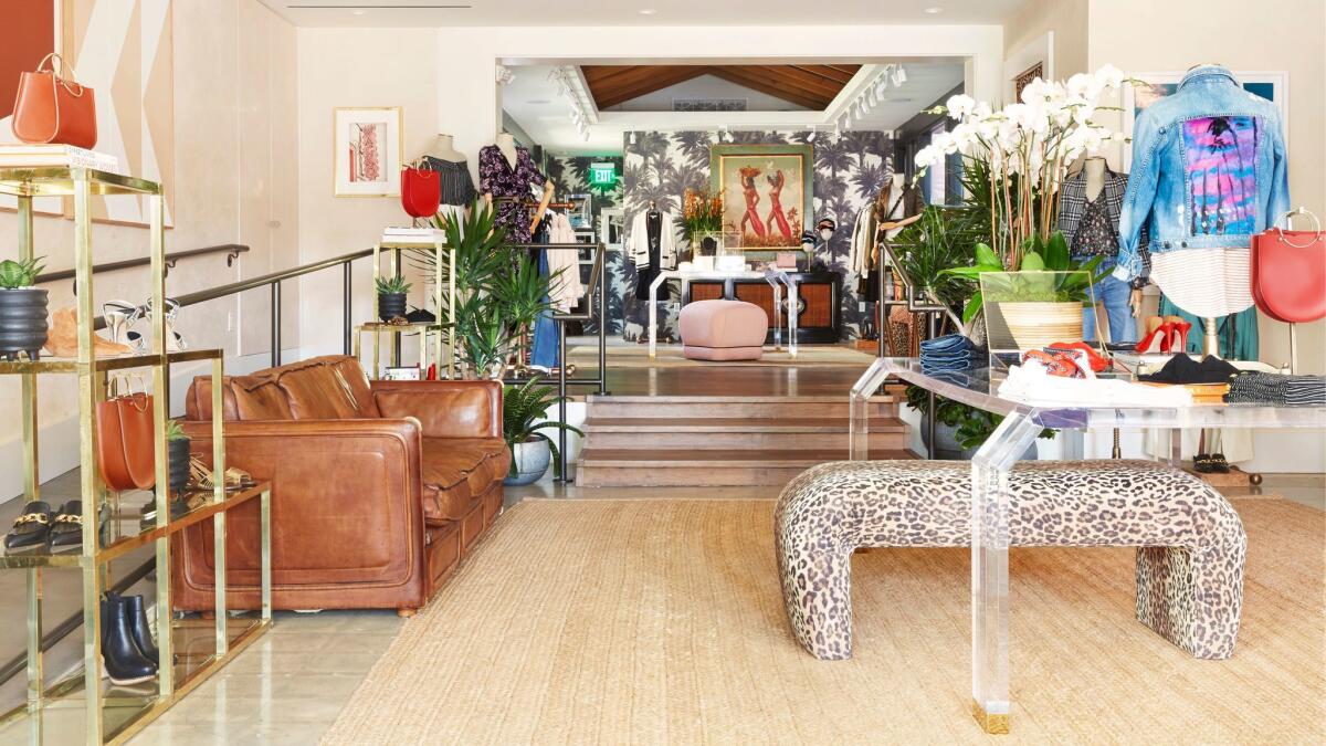 A look inside the newly opened Veronica Beard store on Melrose Place in Los Angeles.