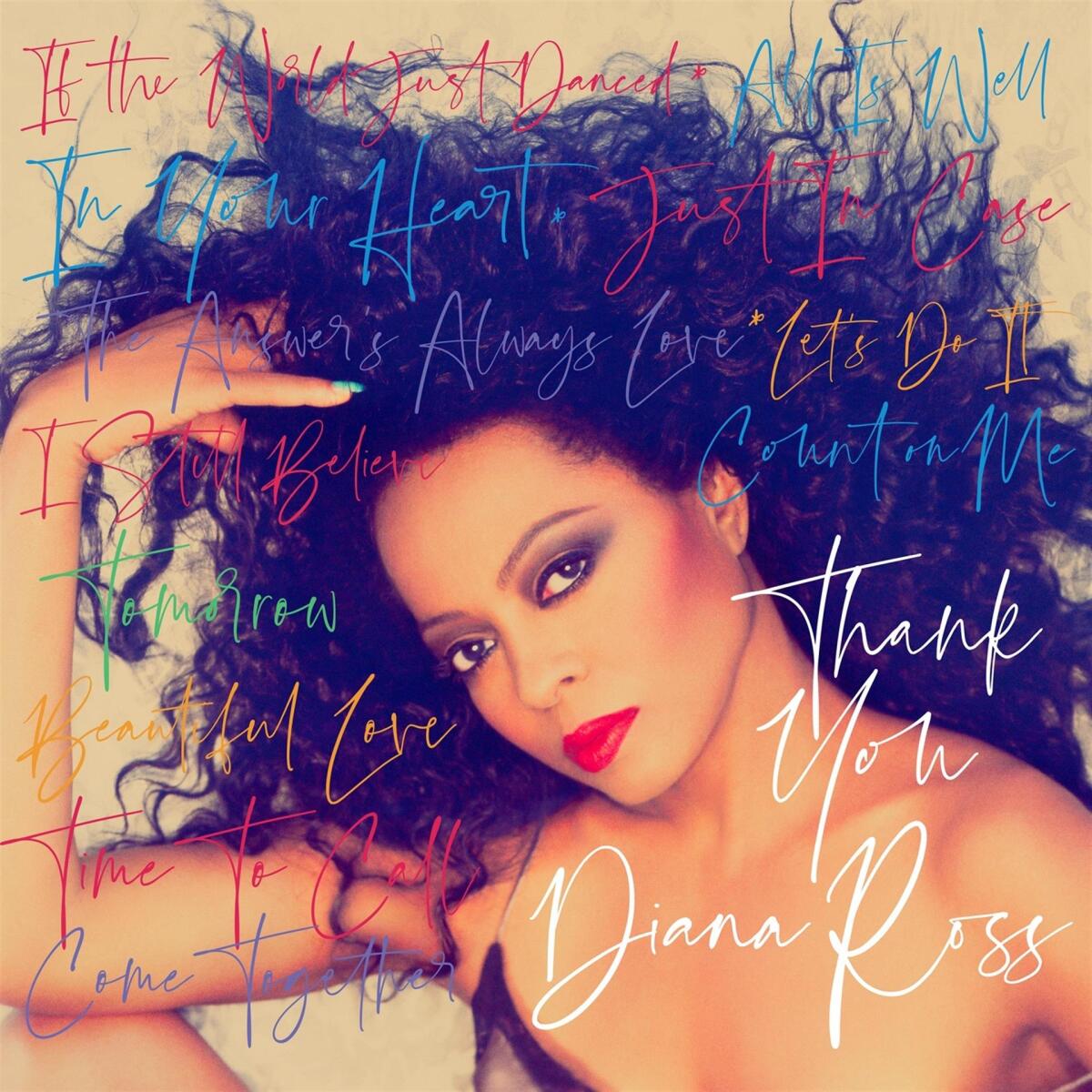 Carátula de "Thank You", primer álbum de estudio en dos décadas de la legendaria cantante estadounidense Diana Ross
