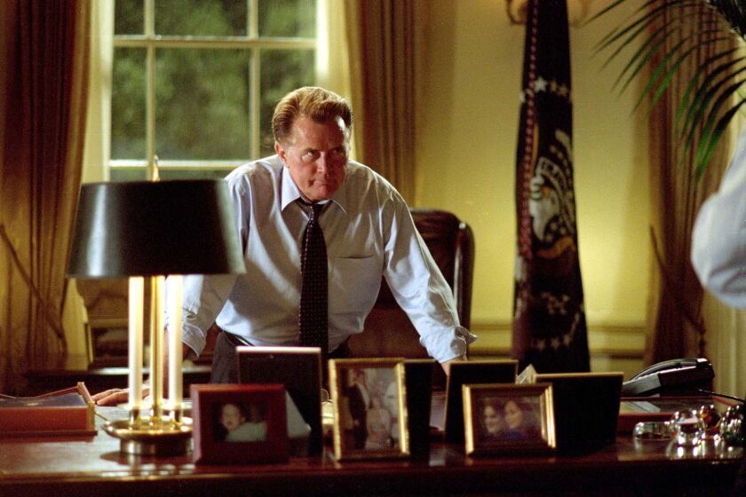 Martin Sheen as President Josiah Bartlett in "The West Wing."