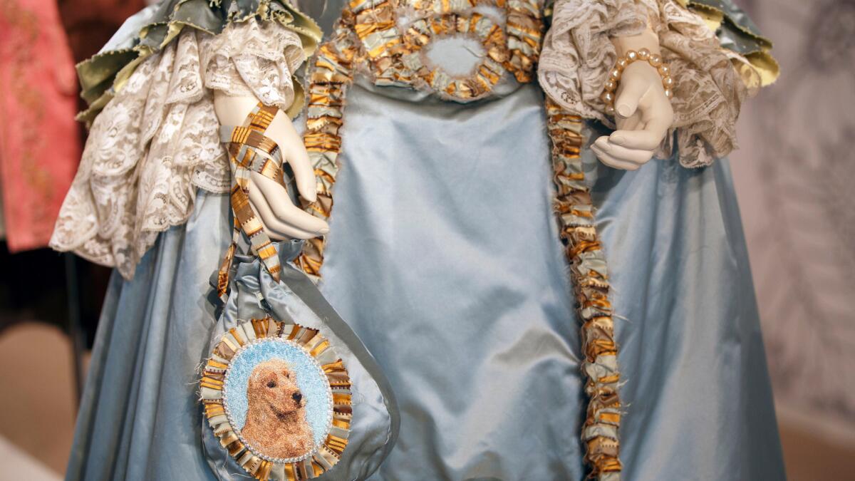 A canine detail from one of the costumes designed by Terry Dresbach for "Outlander."