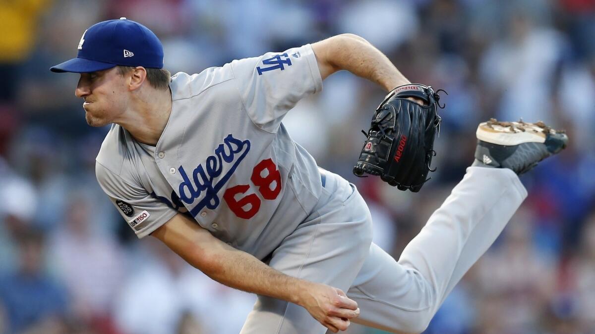 Dodgers right-hander Ross Stripling gave up one run in five innings to pick up the victory Saturday.