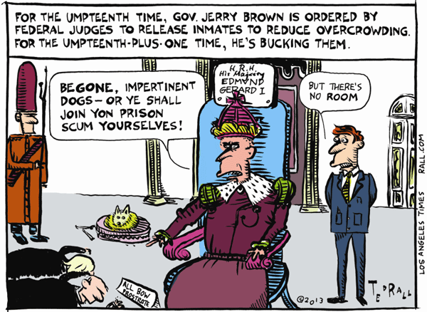 Gov. Jerry Brown vs. federal judges, again