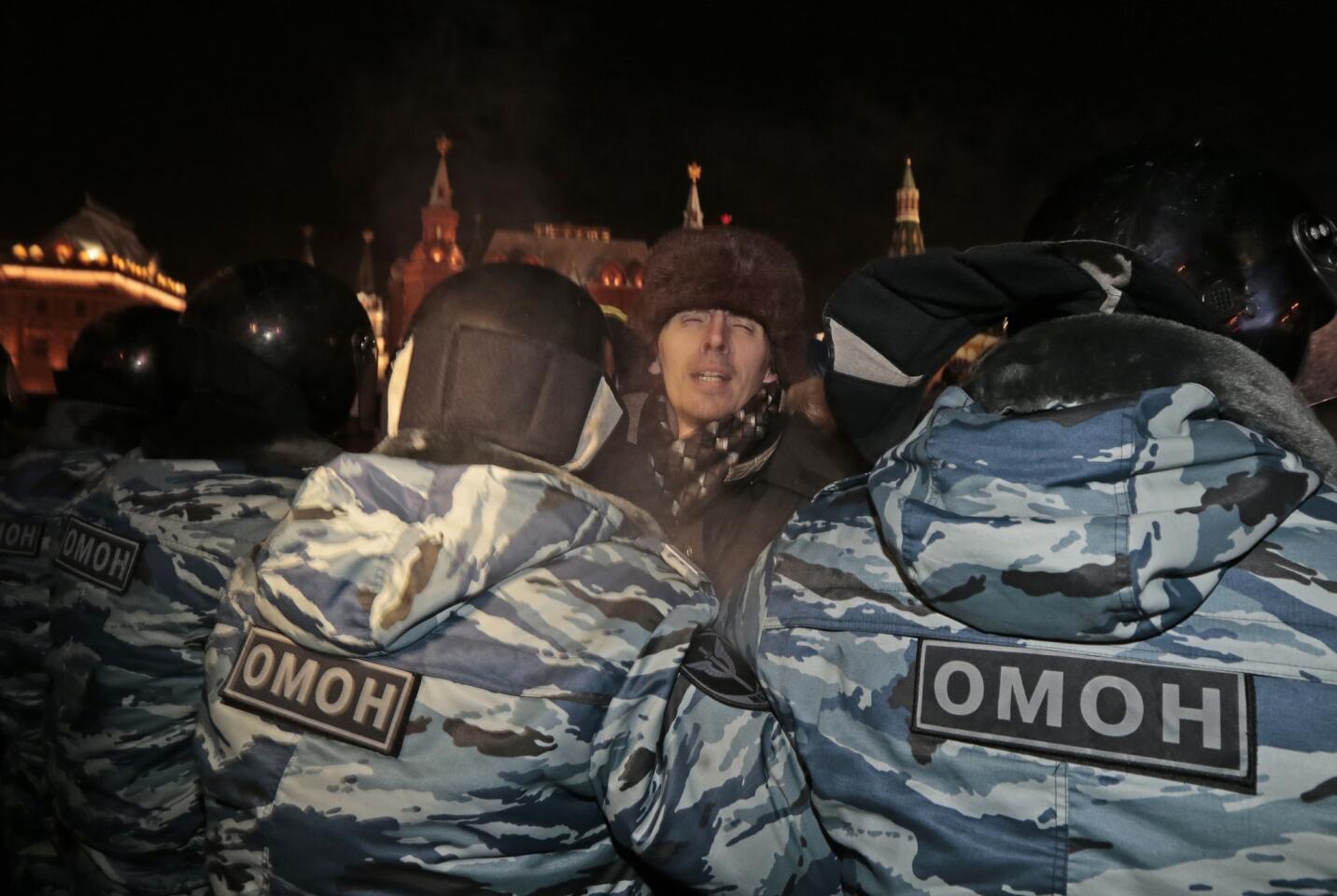 Russia opposition demonstration