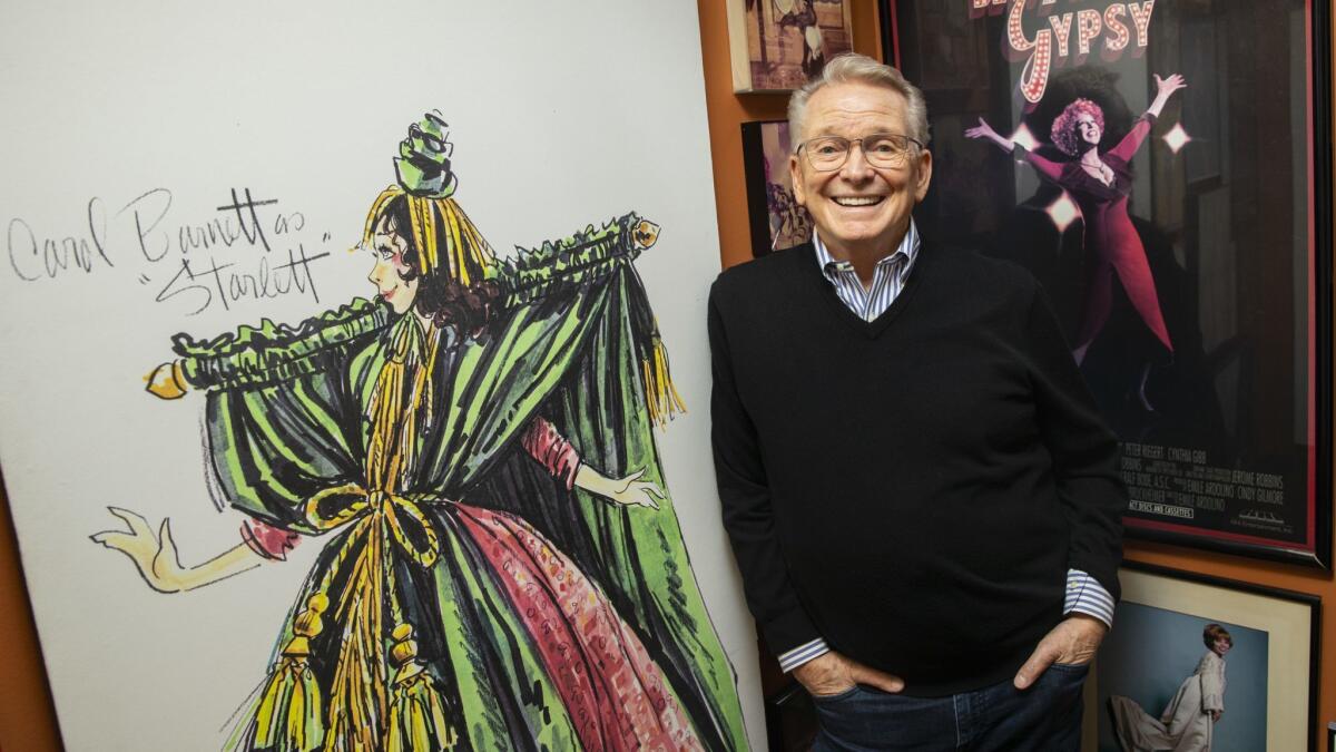 Bob Mackie, photographed at his Los Angeles studio, received a lifetime achievement award from the Council of Fashion Designers of America this week. The renowned costume designer is also nominated for a Tony Award for his work on "The Cher Show."