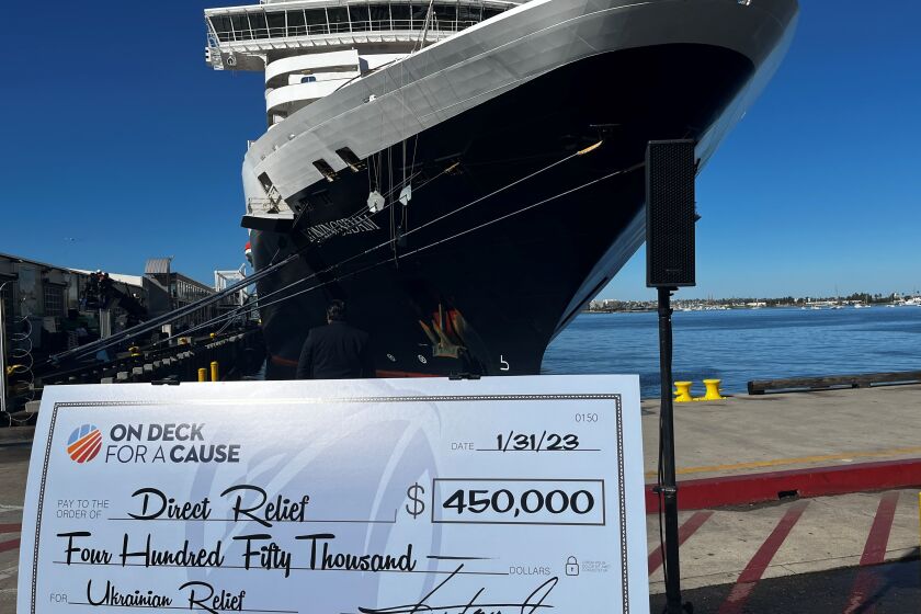 Holland America cruise passengers raise $450,000 for Ukrainian relief.