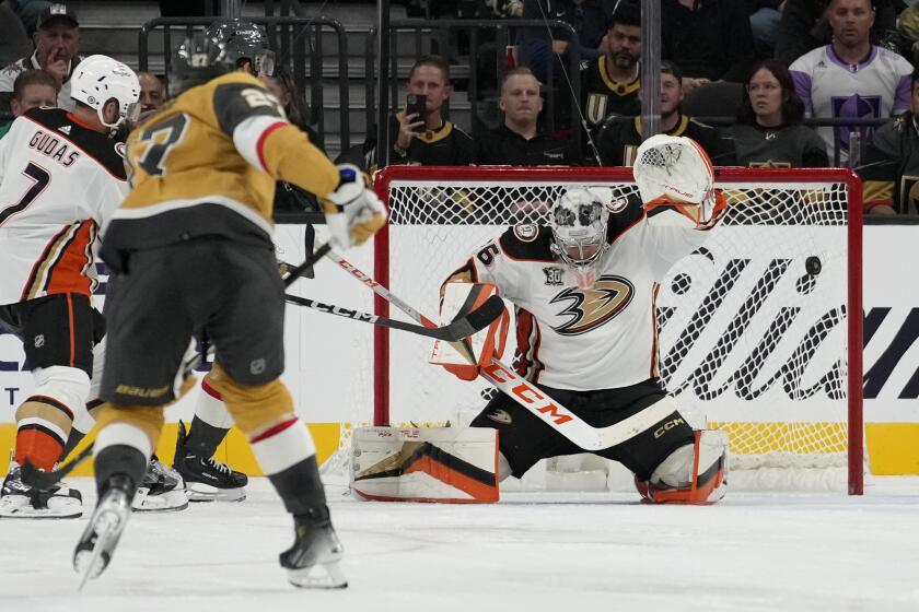 Vatrano scores 3 goals, Mintyukov gets first NHL goal as Ducks defeat  Hurricanes 6-3 in home opener