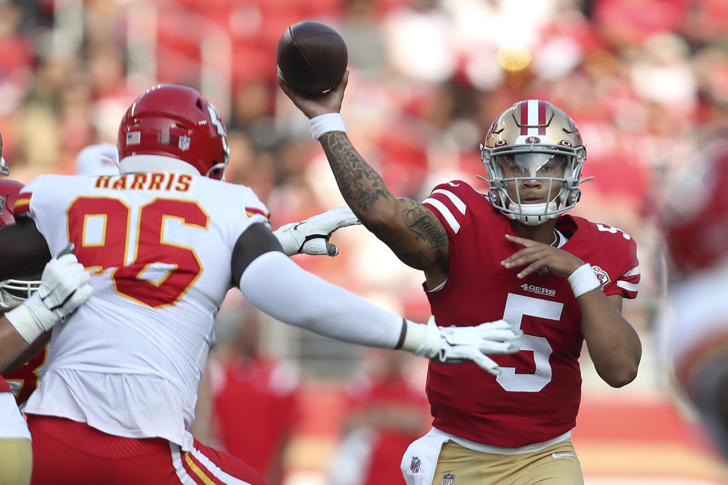 Trey Lance showing ability to unlock 49ers offense