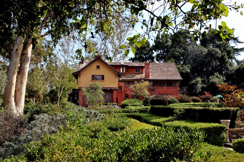 One of the places kids get in for free during October: the historic Marston House and Gardens in San Diego.