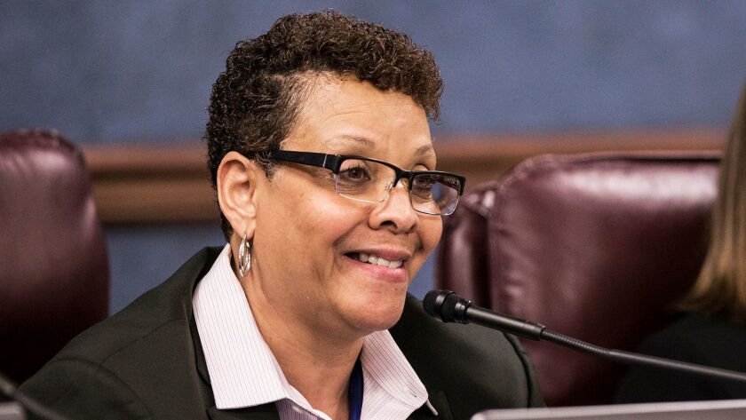 "It’s never too late to support equality,” Las Vegas-based Democrat Sen. Pat Spearman, pictured in February, said after the state Assembly vote on March 20, 2017.