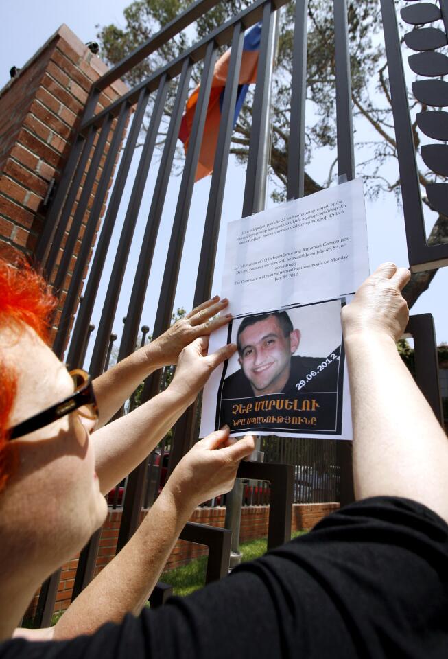 Photo Gallery: Locals protest at Armenian consulate