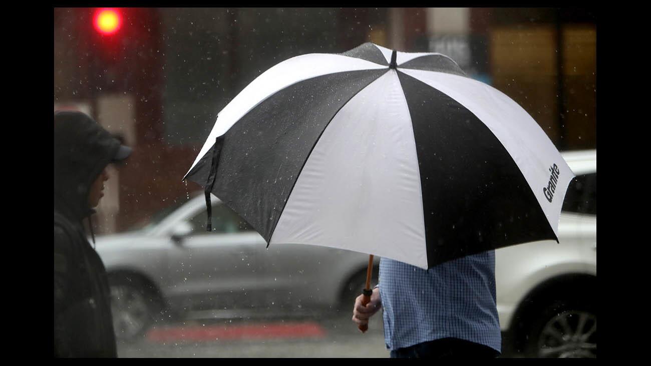 Photo Gallery: Heavy rain on last day of January, more to come over the weekend